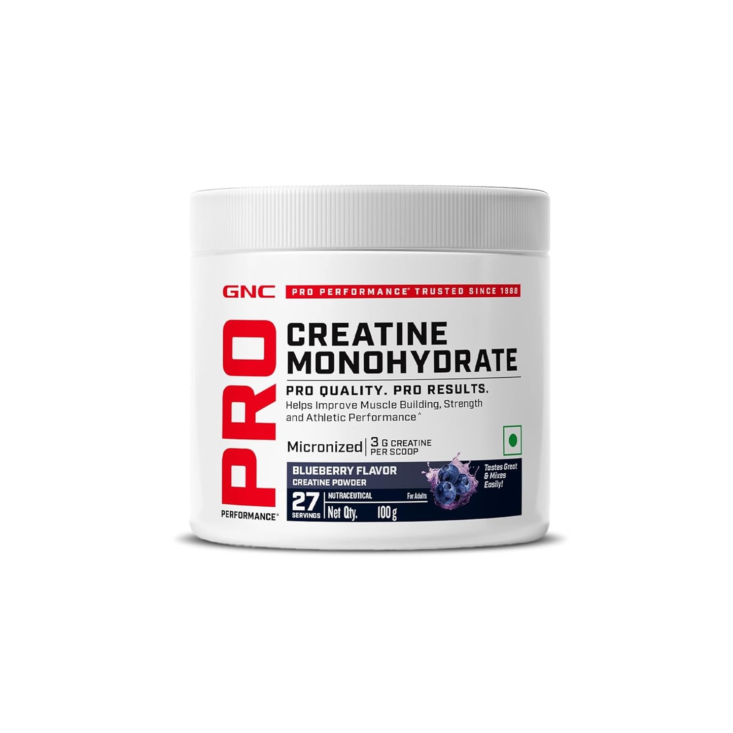 GNC Pro Performance Creatine Monohydrate |3000mg Creatine Per Scoop | Micronized for Faster Absorption | Boosts Energy, Muscle Volume & Performance | Gluten-Free