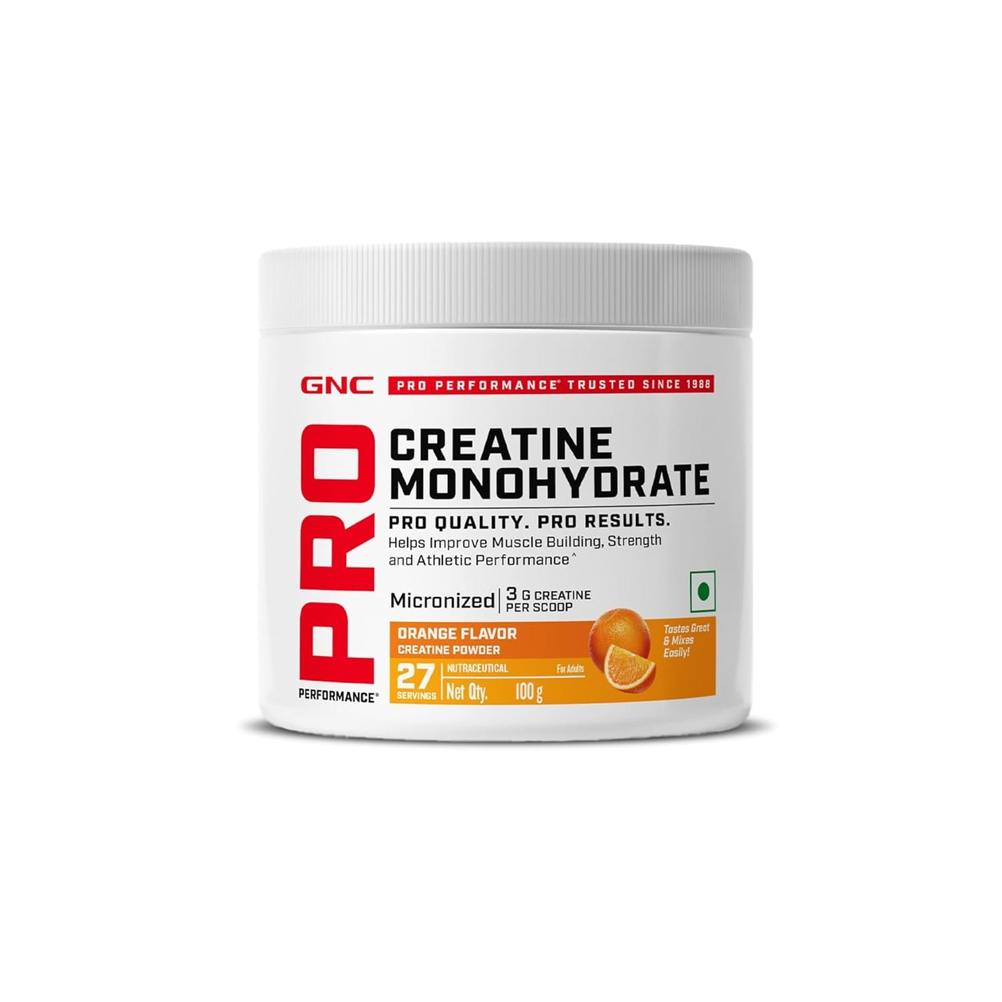GNC Pro Performance Creatine Monohydrate |3000mg Creatine Per Scoop | Micronized for Faster Absorption | Boosts Energy, Muscle Volume & Performance | Gluten-Free