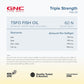 GNC Triple Strength Fish Oil 1500mg Omega-3 with 900mg EPA & DHA |For Heart| Healthy Cholesterol| Joint Comfort| Focus & Vision | Enteric-Coated for No Fishy Aftertaste |USA Formulated