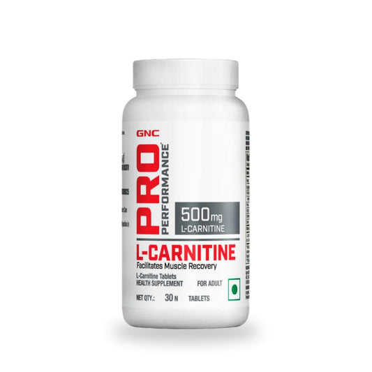 GNC Pro Performance L-Carnitine Tablets | 500mg | Facilitates Fat Metabolism & Muscle Recovery | Aids Weight Loss & Management | Boosts Energy & Supports Heart Heart | USA Formulated