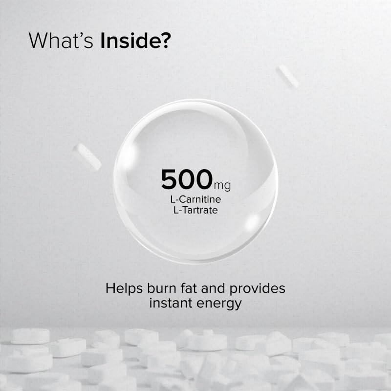 GNC Pro Performance L-Carnitine Tablets | 500mg | Facilitates Fat Metabolism & Muscle Recovery | Aids Weight Loss & Management | Boosts Energy & Supports Heart Heart | USA Formulated