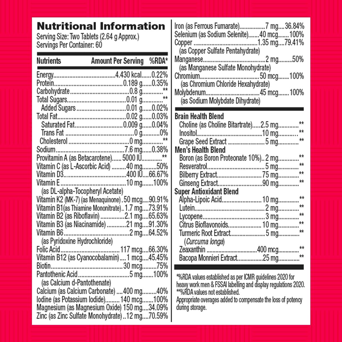 GNC Mega Men 50 Plus Multivitamin | 120 Tablets | 37 Premium Ingredients | Promotes Prostate Health | Boosts Immunity | Protects Heart & Vision | Supports Memory | Formulated In USA