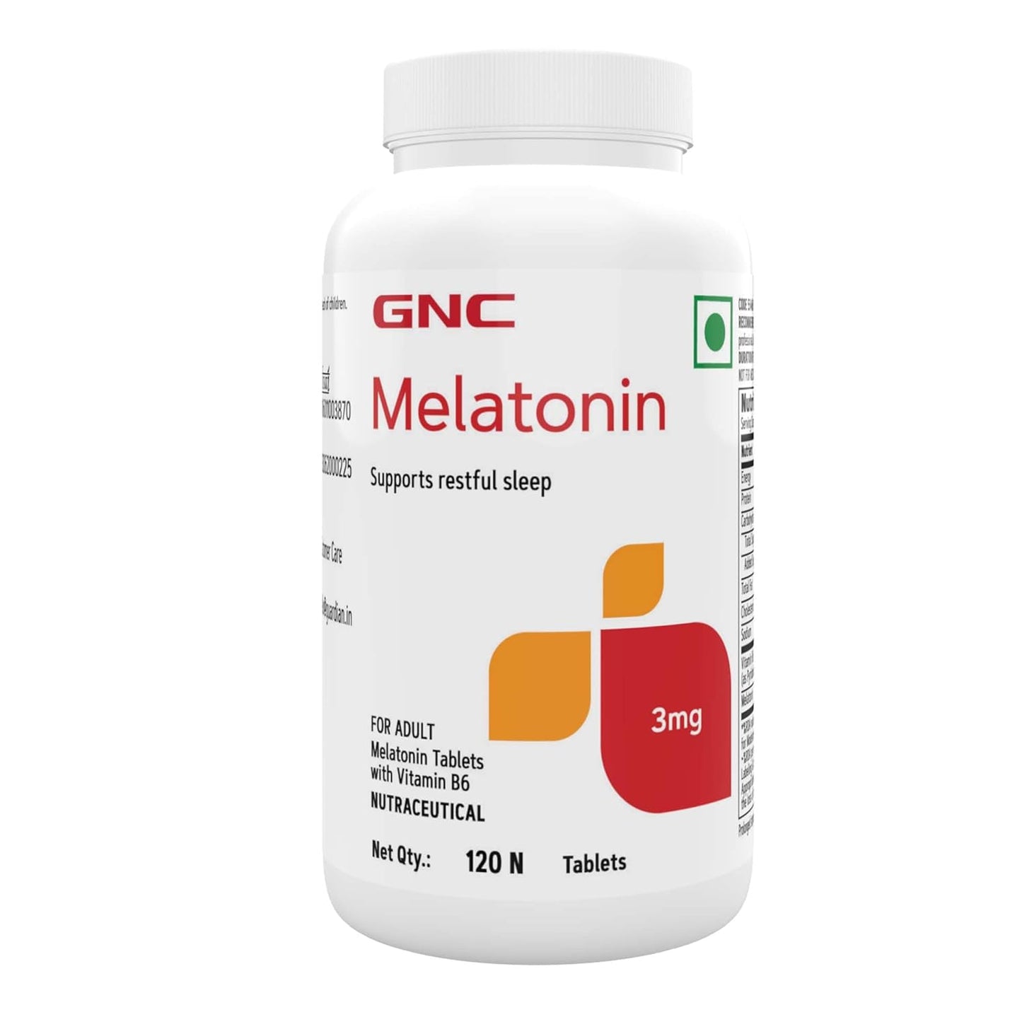 GNC Melatonin Tablets With Vitamin B6| 120 Tablets| Promotes Deep Sleep | Enhances Sleep Quality | Improves Mood | Helps in Relaxation | Formulated in USA | 3mg Per Serving