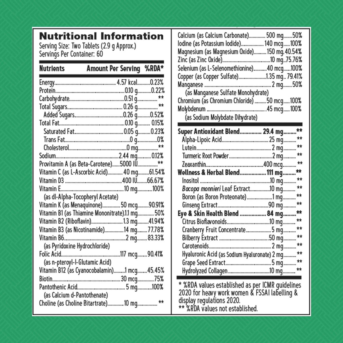 GNC Women's Multivitamin 50 Plus | 120 Tablets | 38 Premium Ingredients | Combats Ageing | Supports Memory | Protects Vision | Enhances Bone Strength | Promotes Overall Well-Being | Formulated In USA