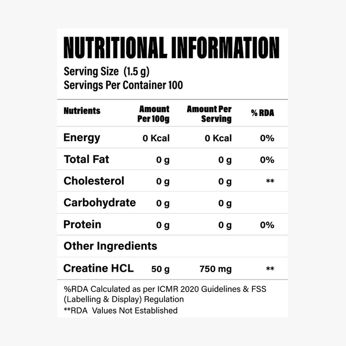 Gainz4ever Creatine HCL