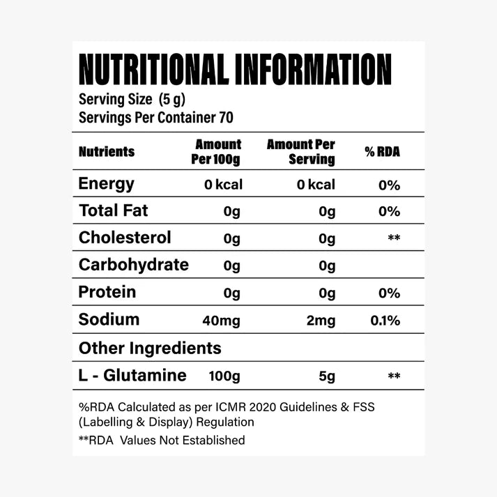 Gainz4ever Glutamine 5000