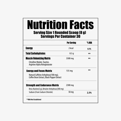 Gainz4ever 1MR Pre Workout