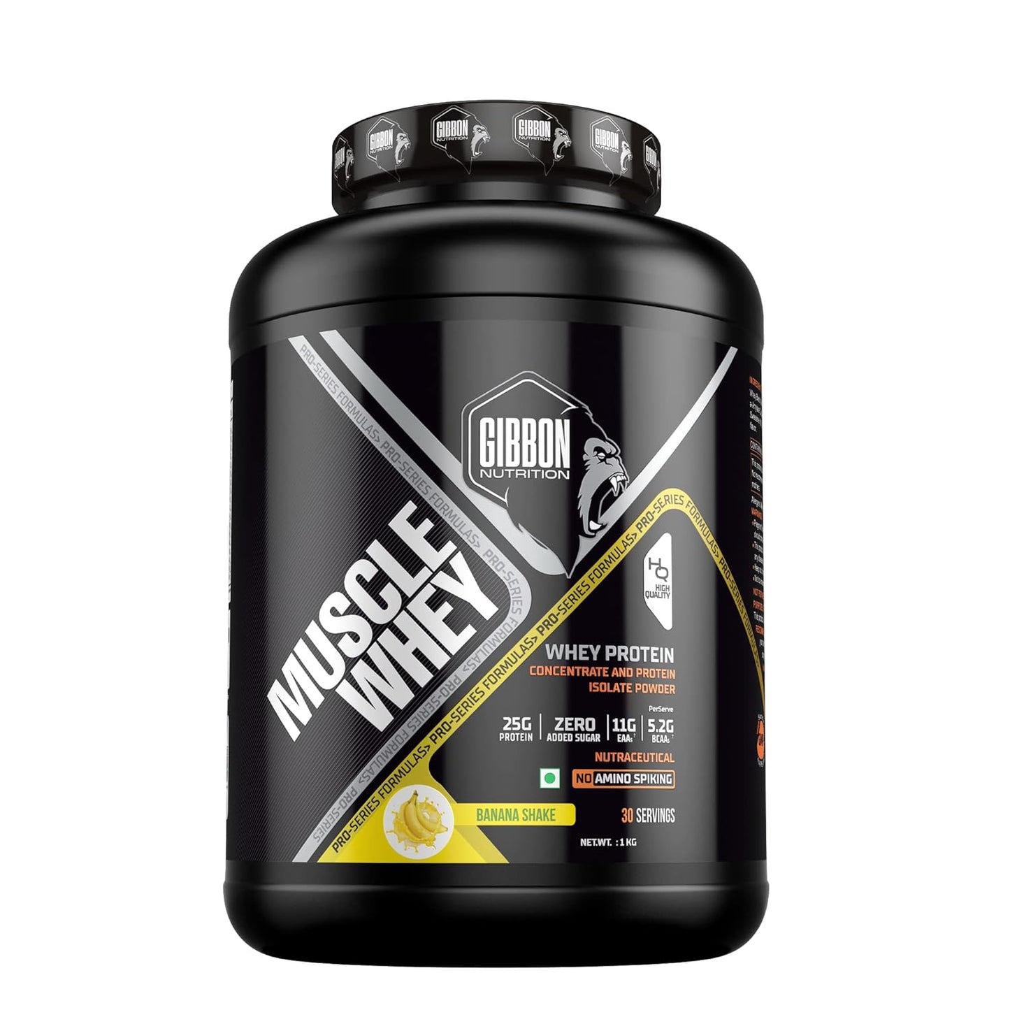 Gibbon Muscle Whey 2kg | Pro Series Formula