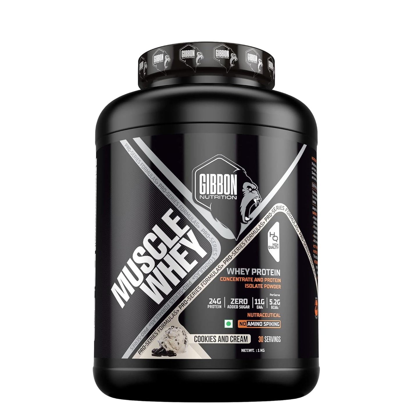 Gibbon Muscle Whey 2kg | Pro Series Formula
