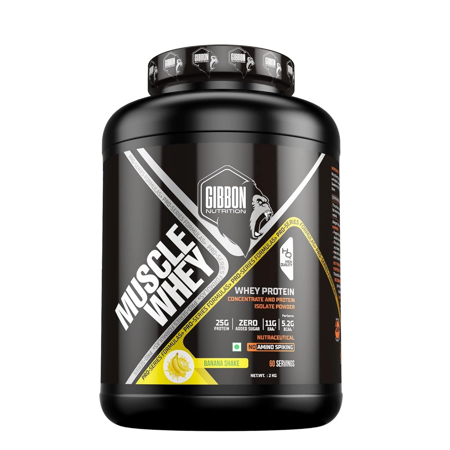 Gibbon Muscle Whey 2kg | Pro Series Formula
