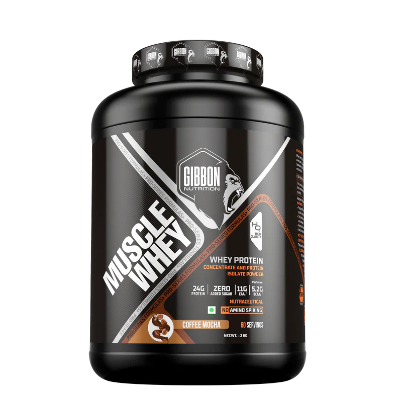 Gibbon Muscle Whey 2kg | Pro Series Formula