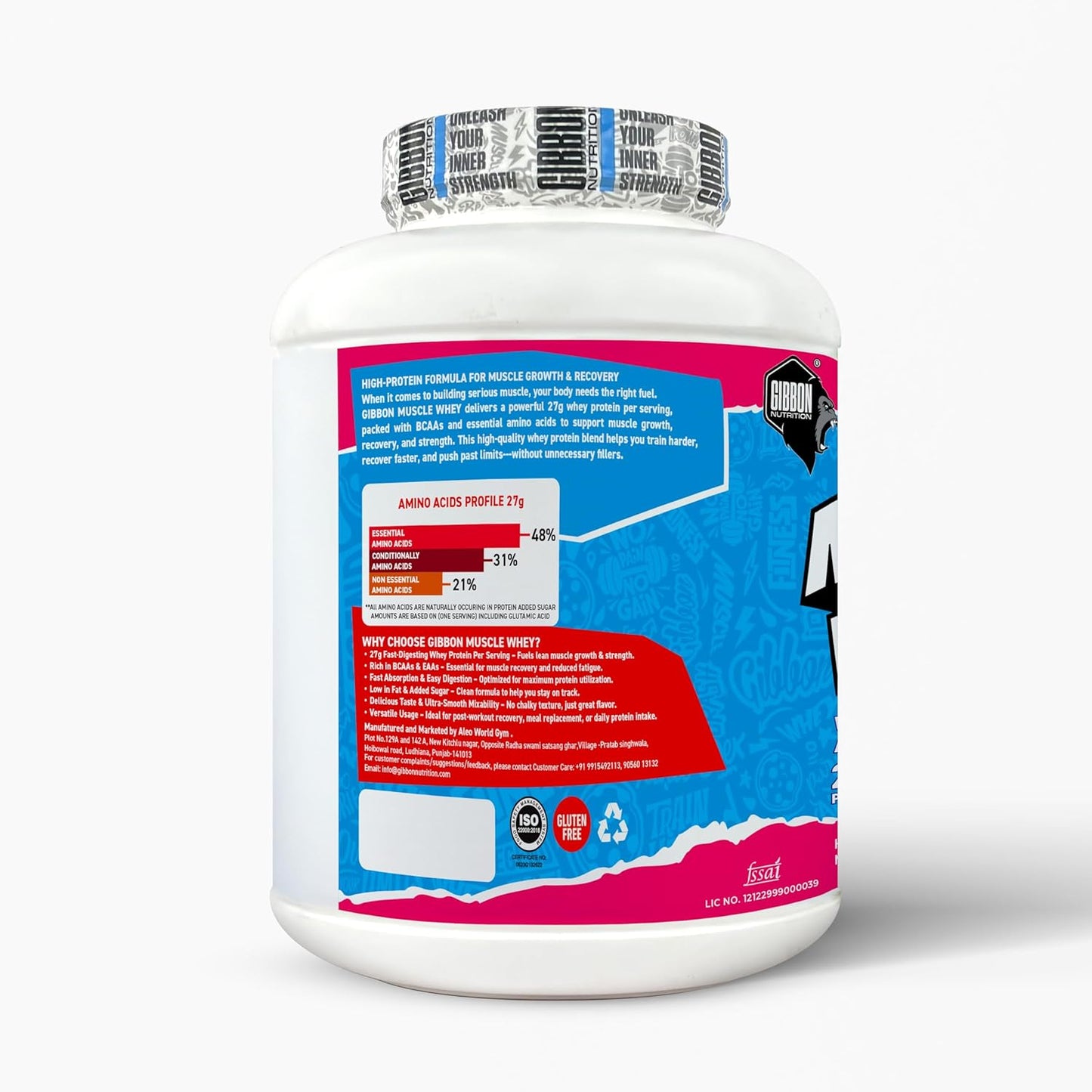 Gibbon Muscle Whey  | Pro Series Formula