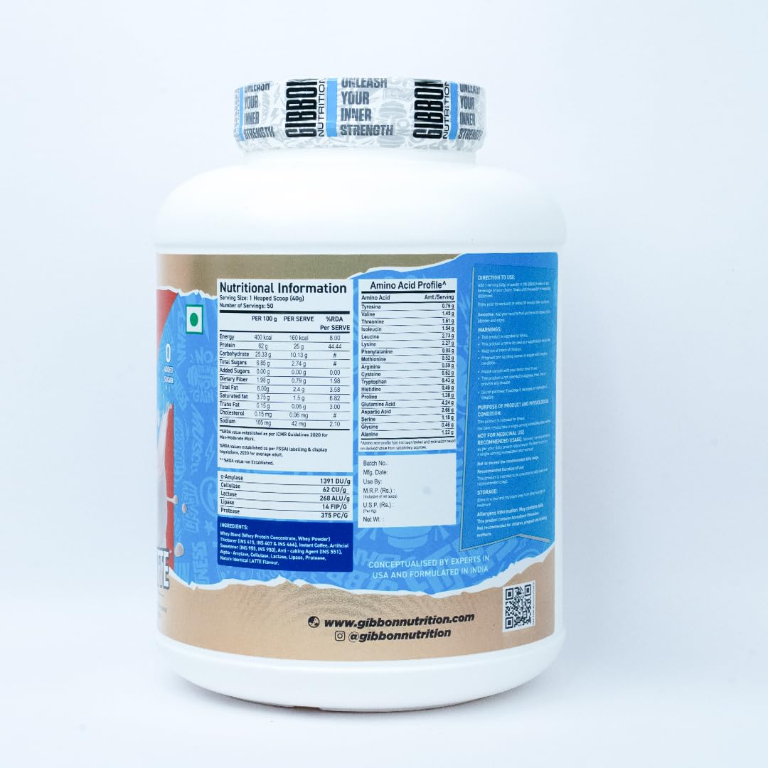 Gibbon My Whey Post Workout Supplement For Men & Women