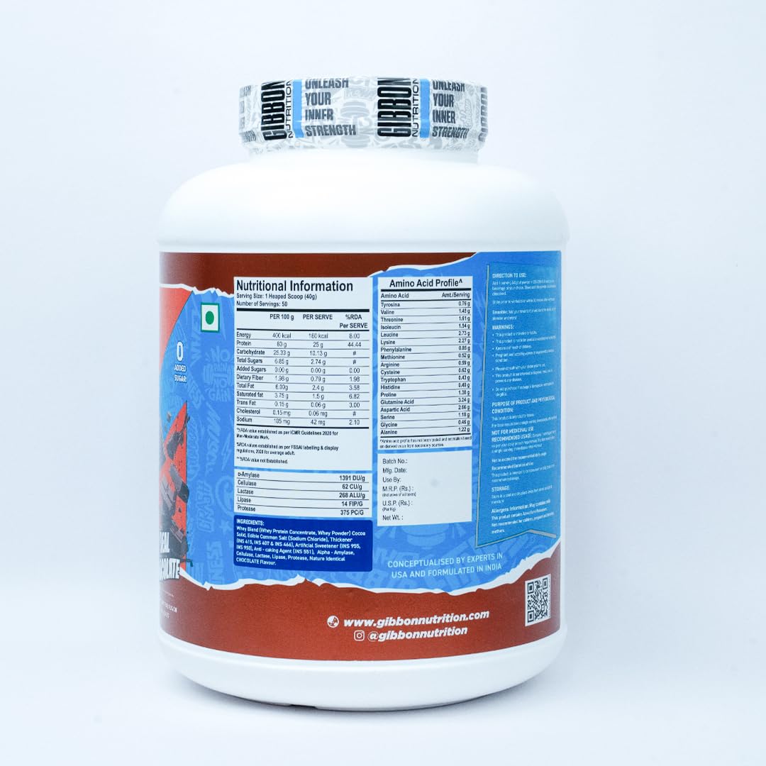 Gibbon My Whey Post Workout Supplement For Men & Women