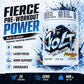 GIBBON JOLT Fierce Pre-Workout | 7000mg Citrulline|5400mg Beta-Alanine| 300mg Caffeine |1000mg Taurine | Zero Sugar|Vegetarian| Gluten Free