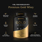 Bigmuscles Nutrition Premium Gold Whey | Informed Choice UK Certified | Isolate Whey Protein Blend | 25g Protein | 11g EAA | ProHydrolase Enzyme Technology