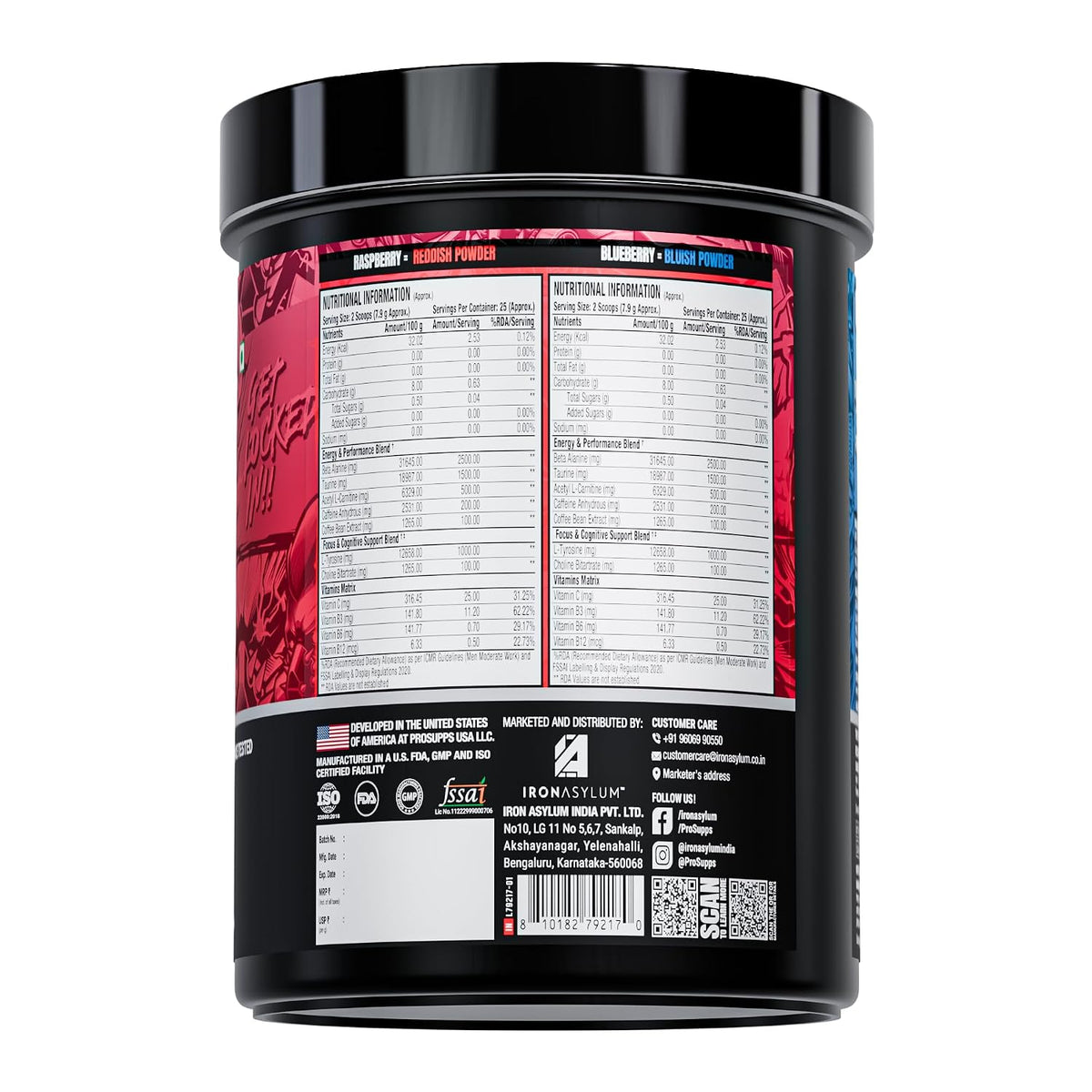 Prosupps Hyde Signature Pre Workout |Dual Tub