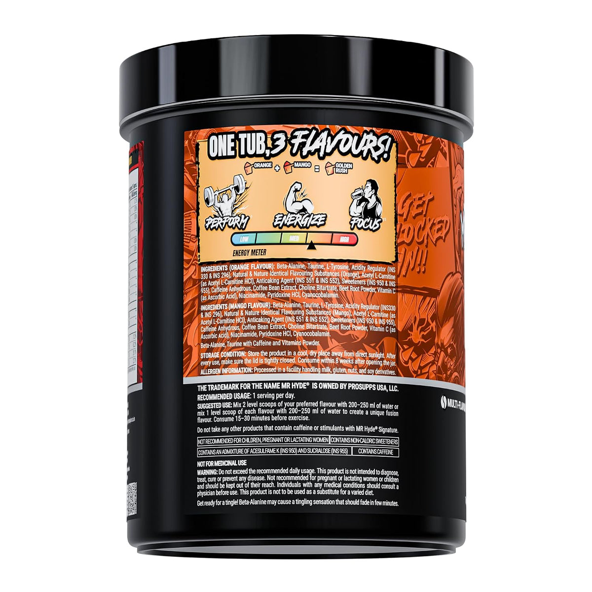 Prosupps Hyde Signature Pre Workout |Dual Tub