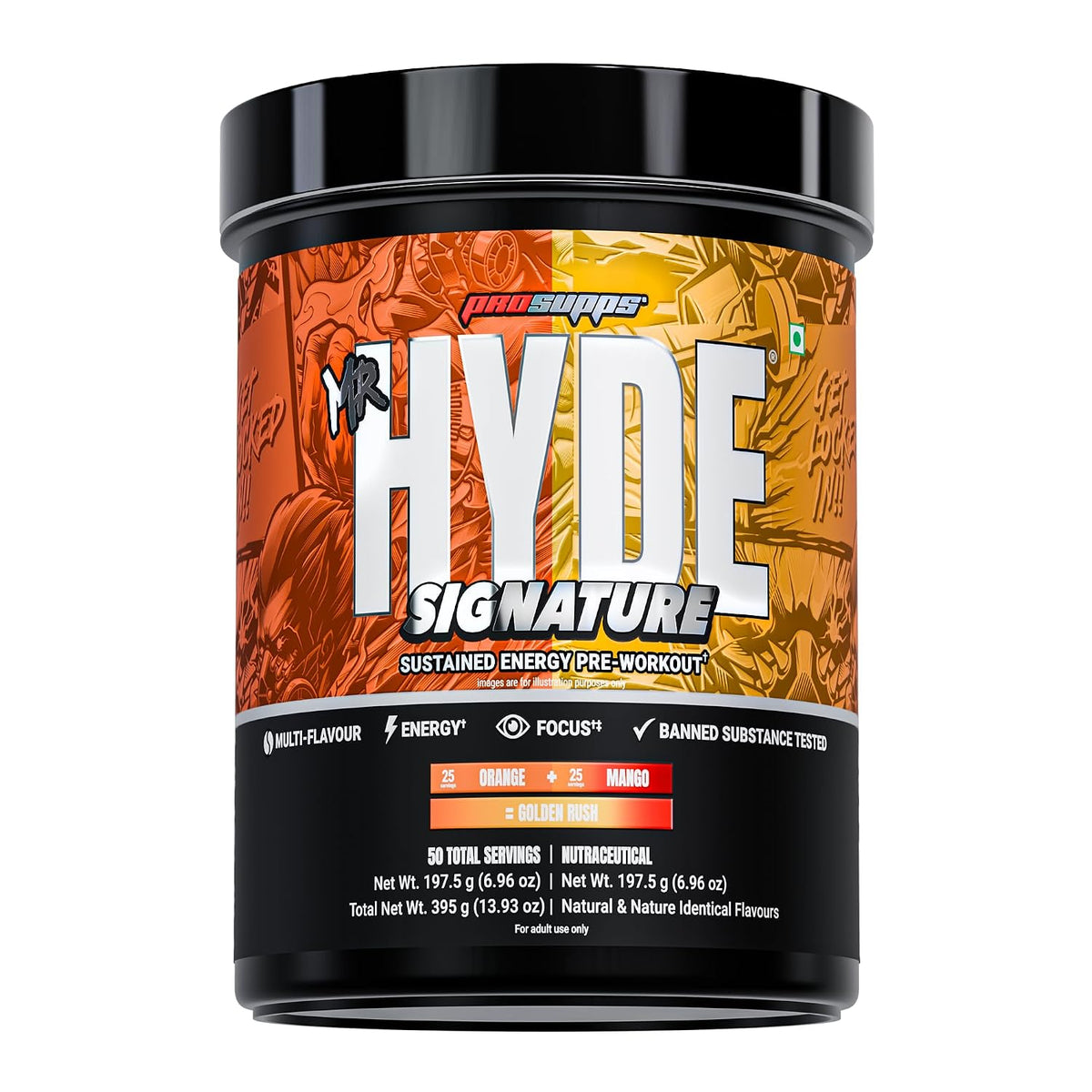 Prosupps Hyde Signature Pre Workout |Dual Tub