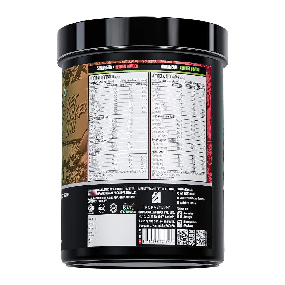 Prosupps Hyde Signature Pre Workout |Dual Tub