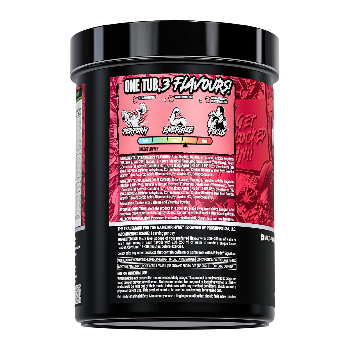 Prosupps Hyde Signature Pre Workout |Dual Tub