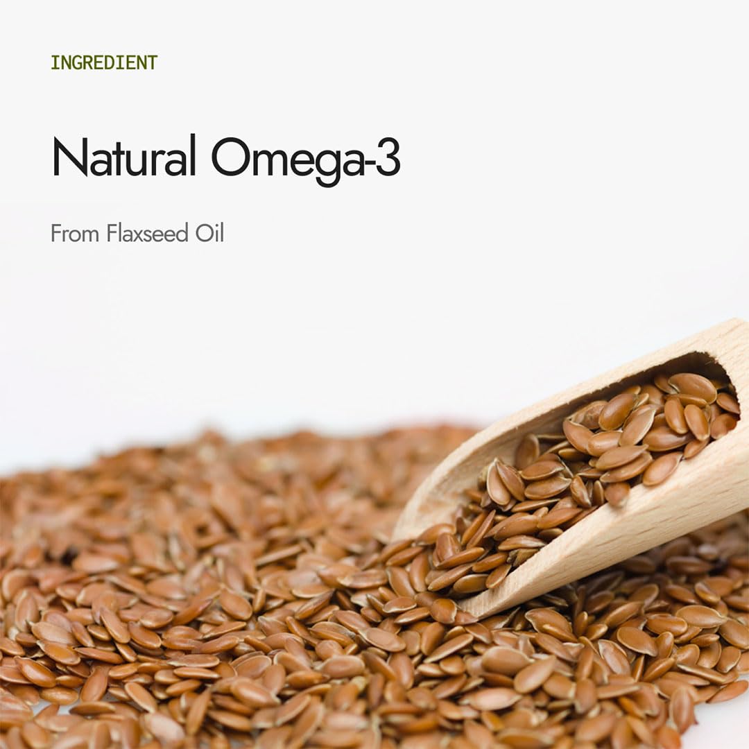 Kapiva Flaxseed Omega 3 Capsules | Vegetarian Flaxseed Oil Omega | Better Joint & Heart Health