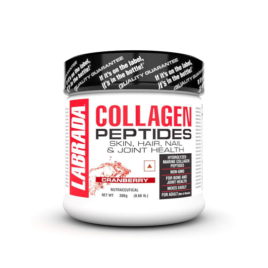 Labrada Marine Collagen Peptides Powder For healthy joints & skin | 300 g | No Beef |Hydrolyzed Collagen