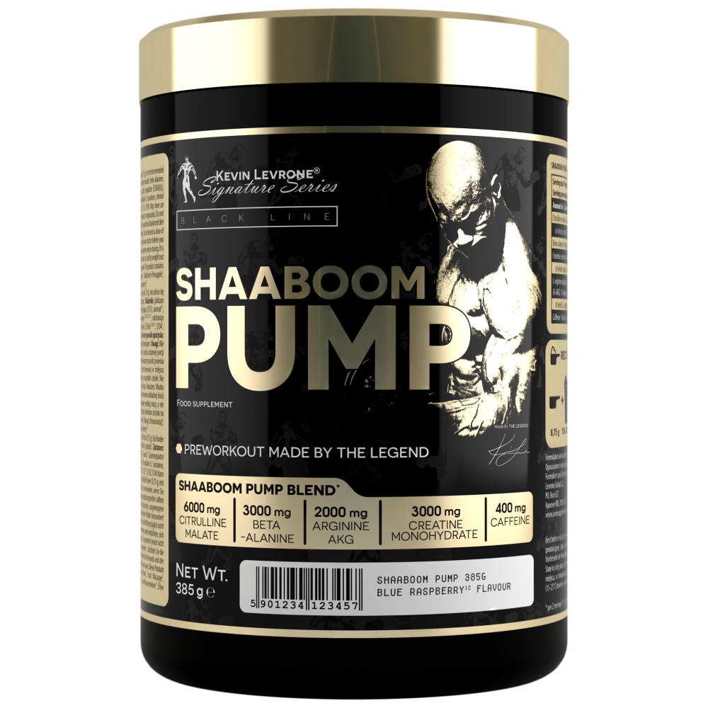 Kevin Levrone Shaaboom Pump Pre-Workout Supplement | 6000mg Citrulline| 3000mg Beta-Alanine| 400mg Caffeine | Intense Muscle Pump & Energy