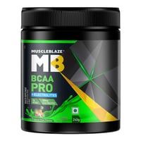 MuscleBlaze BCAA Pro Powder| Powerful Intra Workout | With 5g BCAAs & 500mg Electrolytes