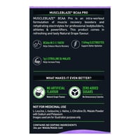 MuscleBlaze BCAA Pro Powder| Powerful Intra Workout | With 5g BCAAs & 500mg Electrolytes