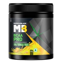 MuscleBlaze BCAA Pro Powder| Powerful Intra Workout | With 5g BCAAs & 500mg Electrolytes