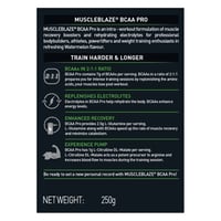 MuscleBlaze BCAA Pro Powder| Powerful Intra Workout | With 5g BCAAs & 500mg Electrolytes