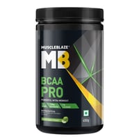 MuscleBlaze BCAA Pro Powder| Powerful Intra Workout | With 5g BCAAs & 500mg Electrolytes