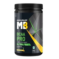 MuscleBlaze BCAA Pro Powder| Powerful Intra Workout | With 5g BCAAs & 500mg Electrolytes