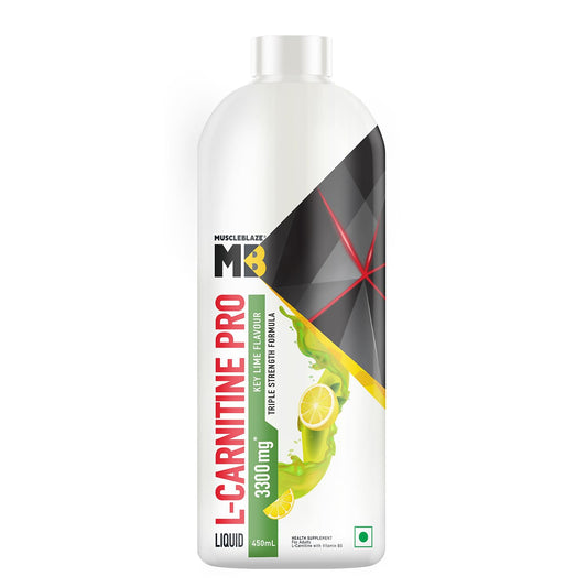 MuscleBlaze Liquid L-Carnitine PRO | 3300mg L- Carnitine |Triple Strength Formula