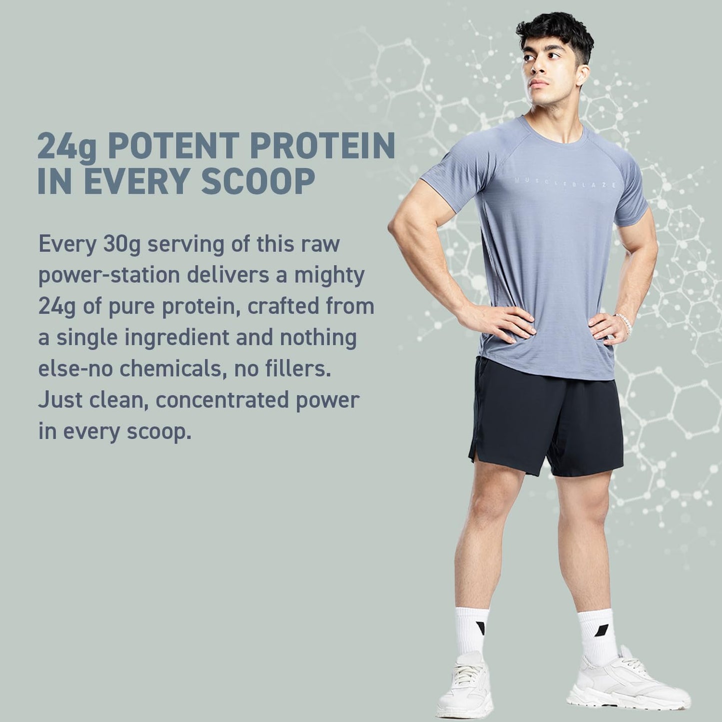 MuscleBlaze 100% Clean Raw Whey Protein Concentrate