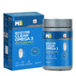 MuscleBlaze Biozyme Clear Omega 3 Fish Oil| 1250 mg Fish Oil with 500 mg EPA & 375 mg DHA| India's First Golden Omega Supplement| Helps Reduce Muscle Soreness| 60 Omega 3 Capsules