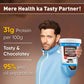 MYFITNESS Peanut Butter High Protein Dark Chocolate Spread | Added Whey Protein | For Muscle Building | Pre & Post-Workout Snacks | Cholesterol Free | Zero Trans Fat