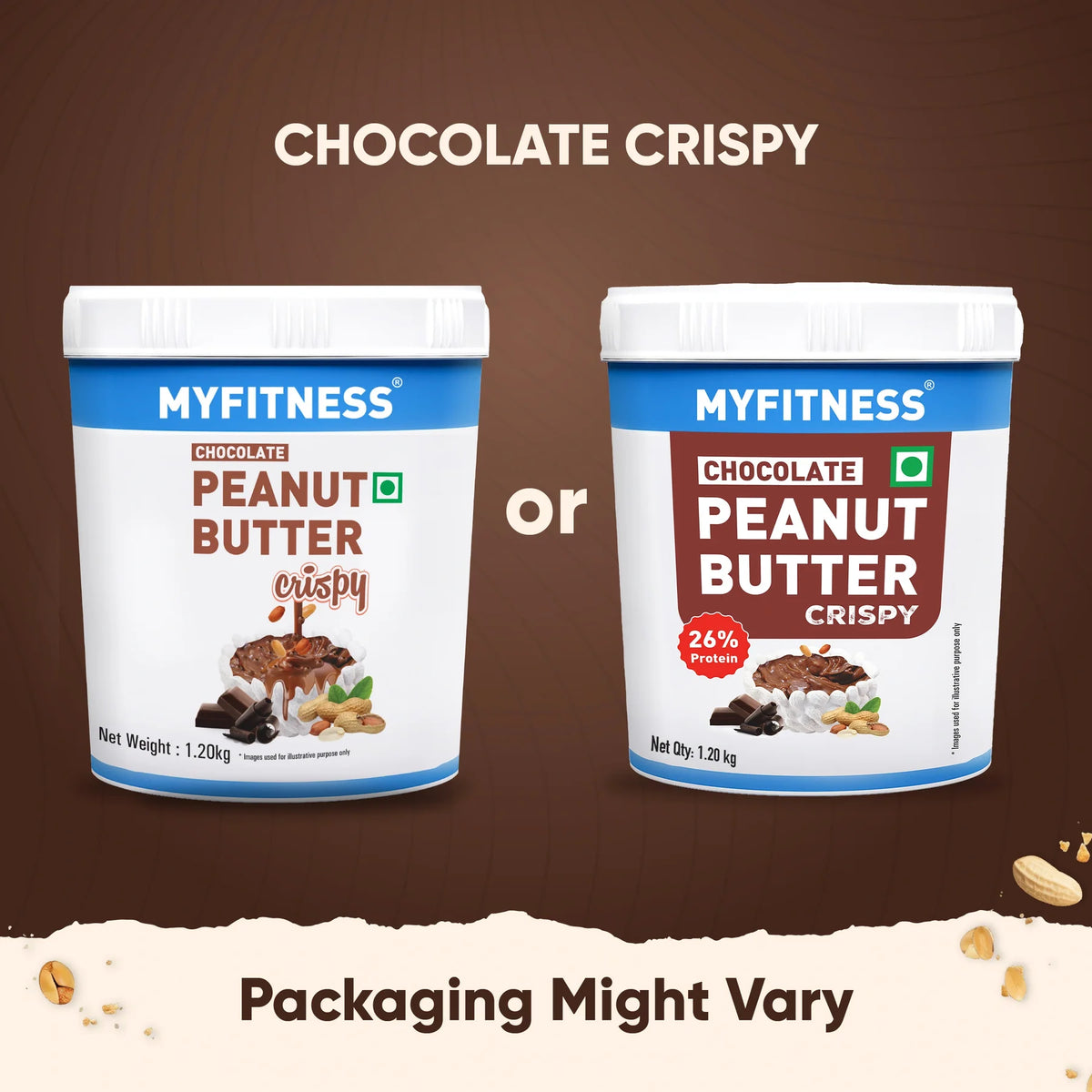 MYFITNESS Peanut Butter Chocolate | Tasty & Healthy Nut Butter Spread | Vegan | Cholesterol Free & Gluten Free | Zero Trans Fat