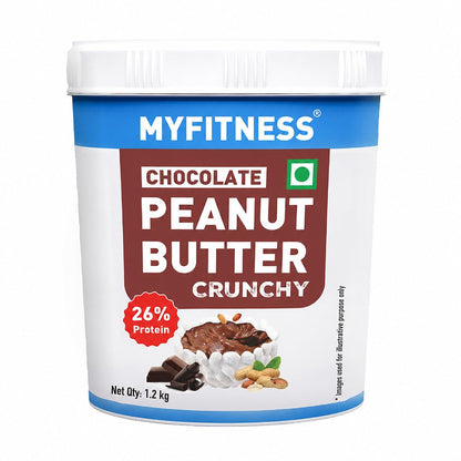 MYFITNESS Peanut Butter Chocolate | Tasty & Healthy Nut Butter Spread | Vegan | Cholesterol Free & Gluten Free | Zero Trans Fat