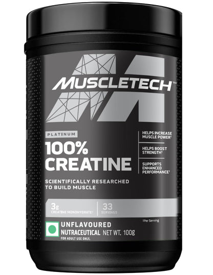 MuscleTech Platinum 100% Creatine Powder | Scientifically Researched to Build Muscle | Increase Muscle Power |Boost Strength & Enhance Performance