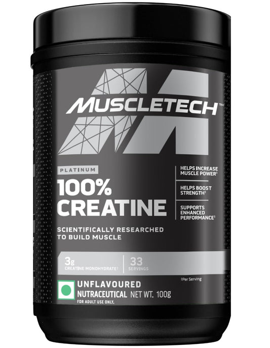 MuscleTech Platinum 100% Creatine Powder | Scientifically Researched to Build Muscle | Increase Muscle Power |Boost Strength & Enhance Performance