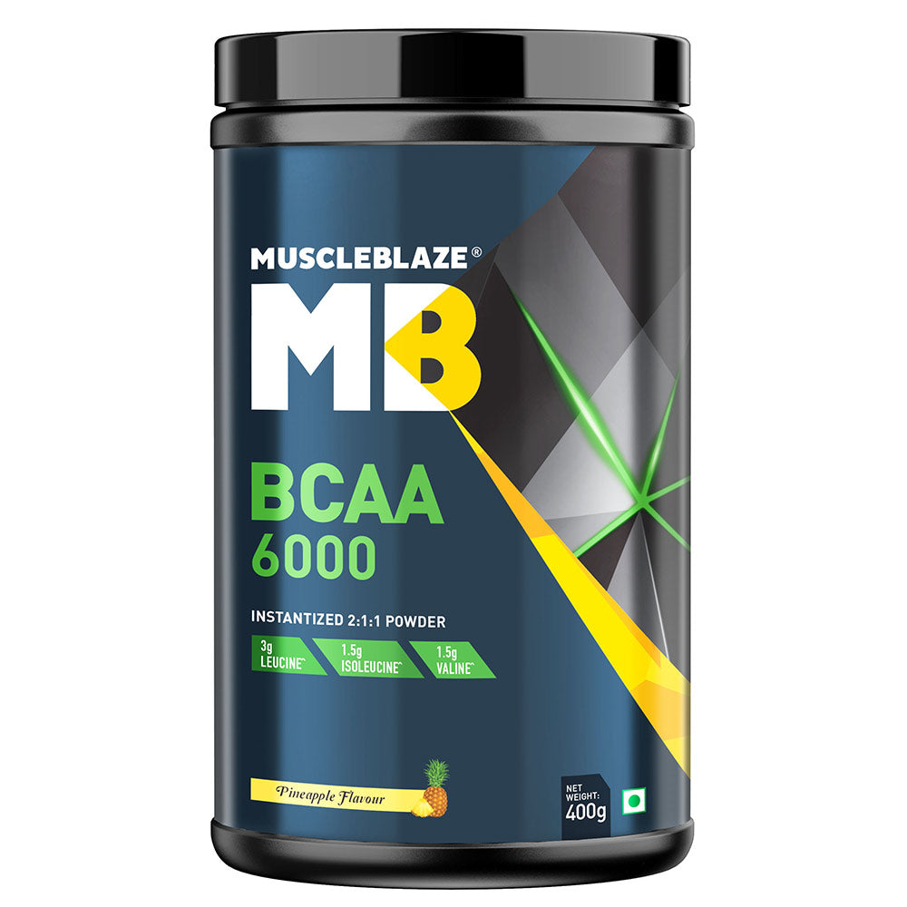 MuscleBlaze BCAA 6000 Amino Acid Supplement Powder