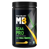 MuscleBlaze BCAA Pro Powder| Powerful Intra Workout | With 5g BCAAs & 500mg Electrolytes