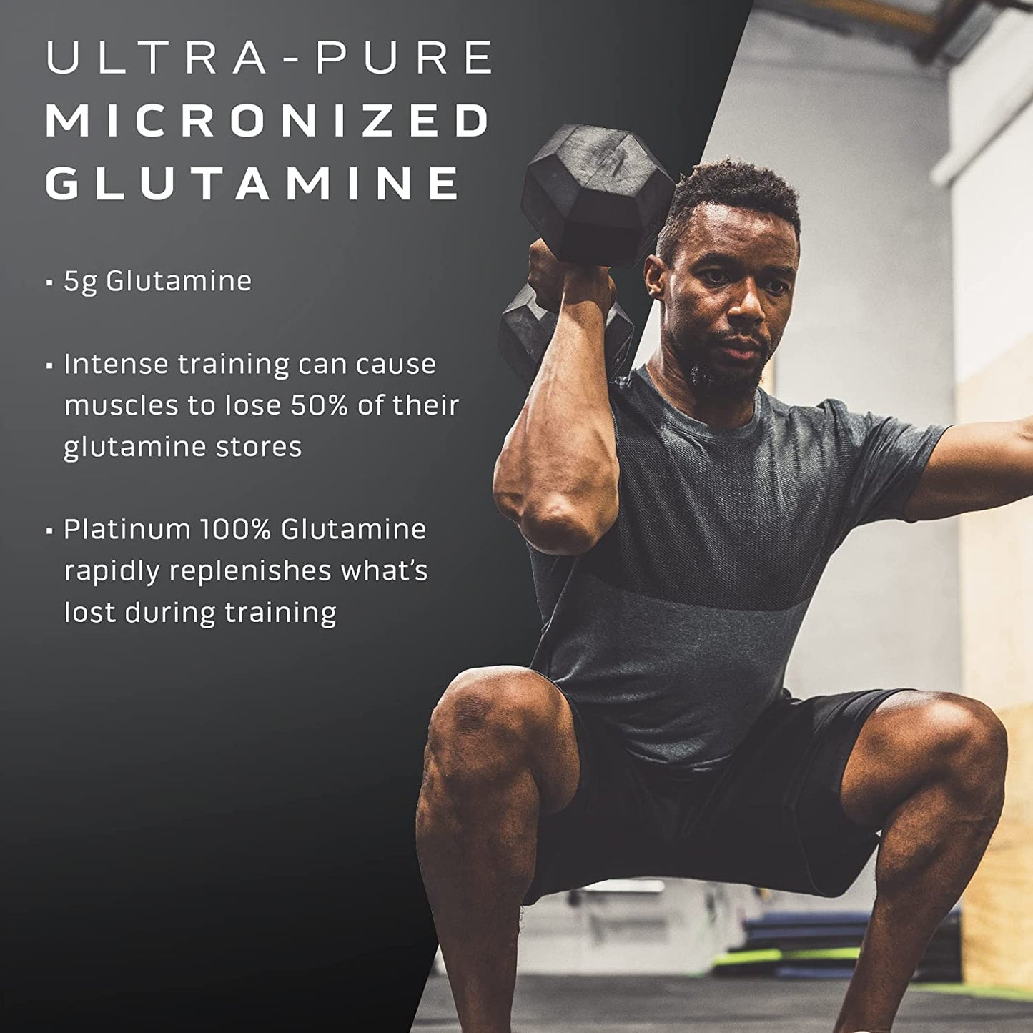 Muscletech Glutamine | Muscletech Platinum 100% Glutamine | Post Workout Recovery Drink | L-Glutamine Powder For Men & Women | Muscle Recovery