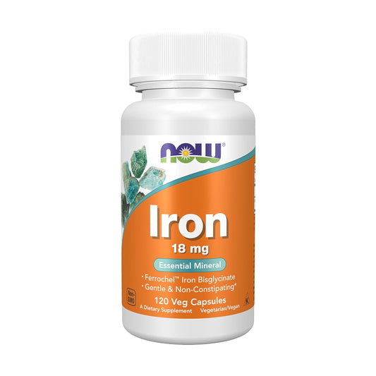 Now Foods| Iron| 18 mg