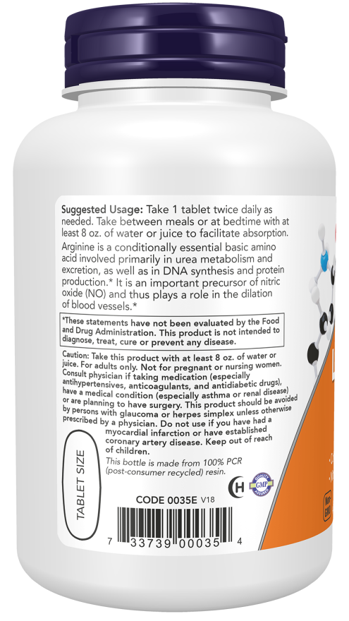 Now Foods | L-Arginine 1000Mg