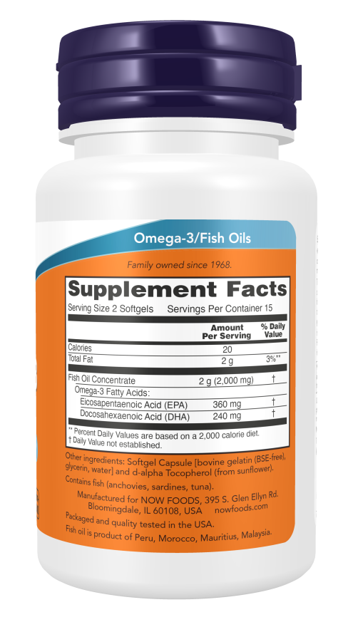 Now Foods | Omega 3 Fish Oil