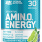 Optimum Nutrition (ON) Amino Energy - Pre Workout with Green Tea Extract | BCAA | Amino Acids | Energy Powder | 30 Servings