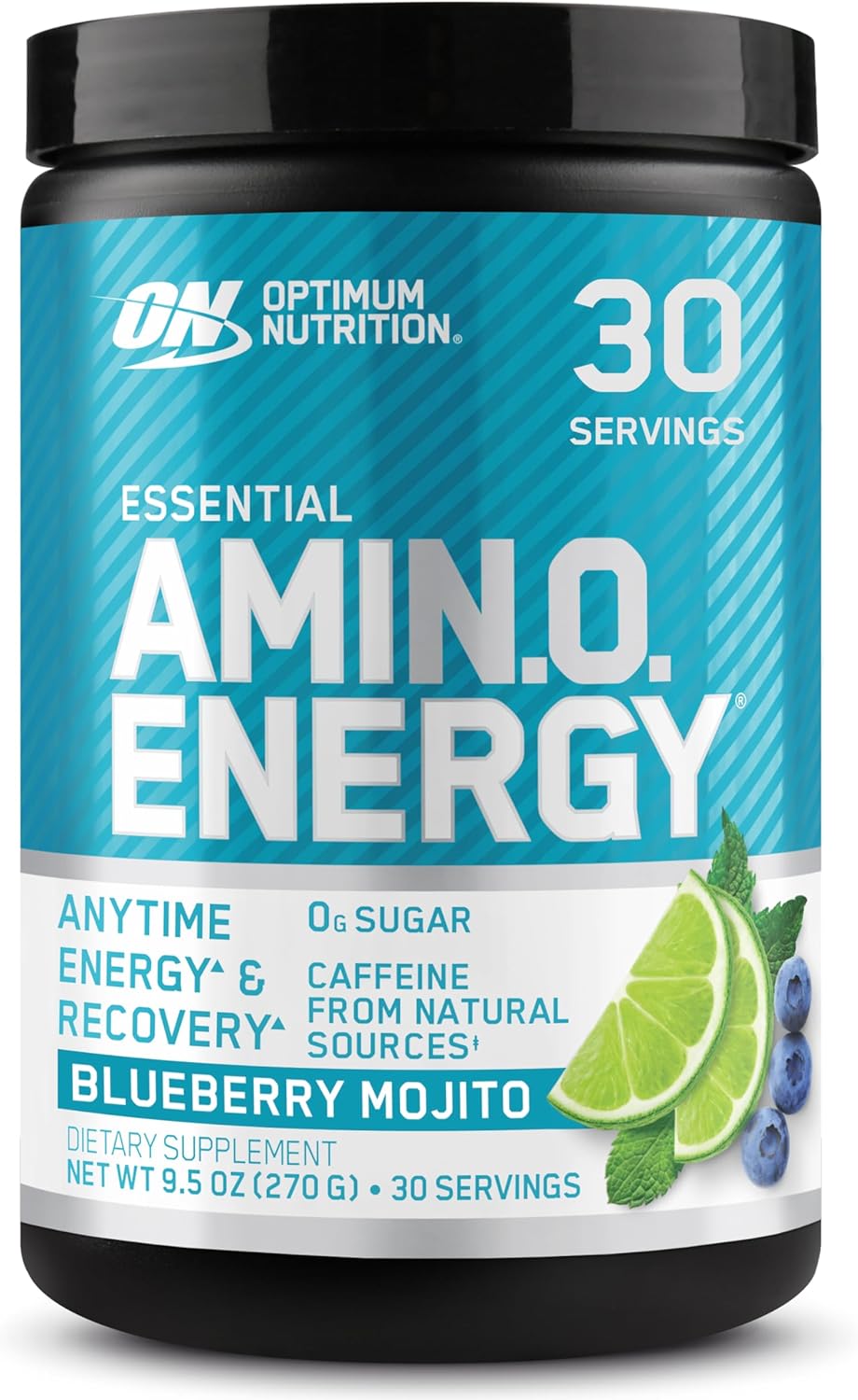 Optimum Nutrition (ON) Amino Energy - Pre Workout with Green Tea Extract | BCAA | Amino Acids | Energy Powder | 30 Servings